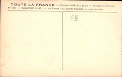 CPA Gavarnie HP Au cirque La Grande Cascade 