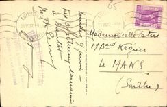 CPA Lourdes La Basilique vue du Chateau Fort 