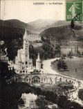CPA Lourdes La Basilique 