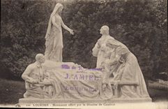 CPA Lourdes Monument offert par le Diocese de Cambrai 