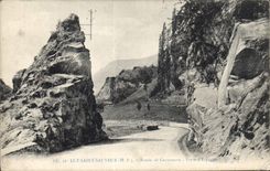 CPA Luz Saint Sauveur Route de Gavarnerie 