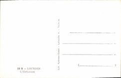 CPA Lourdes L'Esplanade 