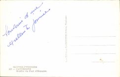 CPA Cauterets Gouffre du Pont d'Espagne 