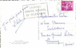 CPA Lourdes La Vierge Couronnee 