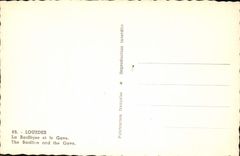 CPA Lourdes La Basilique et le Gave 