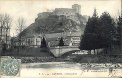 CPA Lourdes Chateau Fort 
