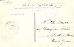 CPA Lourdes Chateau Fort 