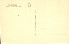 CPA Lourdes La Vierge Couronnee 