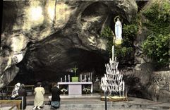 CPA Lourdes La Grotte 