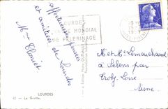 CPA Lourdes La Grotte 