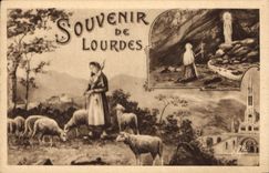 CPA Souvenir de Lourdes 