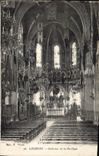 CPA Lourdes Interieur de la Basilique 