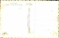 CPA Lourdes Statue de la Vierge 