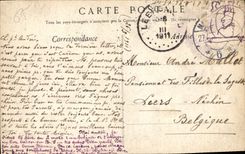 CPA Lourdes L'Apparition 