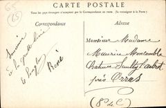 CPA Lourdes Quatrieme Station Jesus rencontre sa Saite Mere 