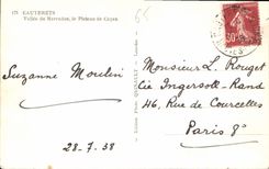 CPA Cauterets Vallee du Marcadau le Plateau de Cayan 