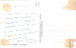 CPA Lourdes La Basilique 