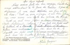 CPA Les Pyrenees Route de Cauterets a Pierrefitte 