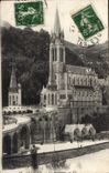 CPA Lourdes La Basilique 