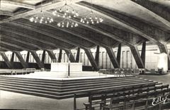 CPA Lourdes La Basilique Souterraine St Pie 