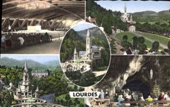 CPA Lourdes La Basilique Saint Pie X 