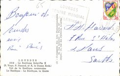 CPA Lourdes La Basilique Saint Pie X 