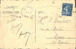 CPA Lourdes La Basilique et les Pyrenees 