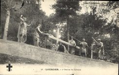 CPA Lourdes Station du Calvaire 