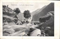 CPA Pyrenees Le Gouffre Halte de Calypso 