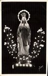 CPA Lourdes Htes Pyrenees La Vierge couronnee de l'Esplanade 