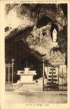 CPA Chaumont Interieur de la Grotte Autel de la Vierge 