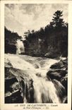 CPA Env de Cauterets Cascade du Pont d'Espagne 