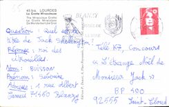 CPA Lourdes La Grotte Miraculeuse 