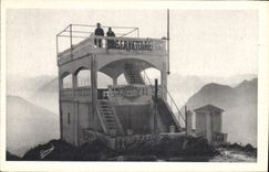 CPA Lourdes Observatoire du Pic du Jer 