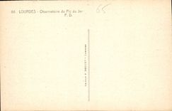 CPA Lourdes Observatoire du Pic du Jer 