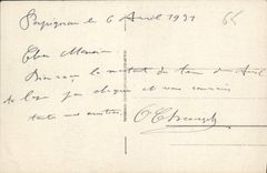 CPA Lourdes Vue general et le Gave 