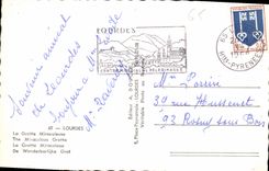 CPA Lourdes La Grotte Miraculeuse 