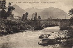 CPA Luz Route de Luz a Pierrefitte Le Pont de Pescadere 