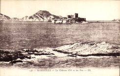 CPA Marseille Le Chateau d'If et les Iles 