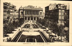 CPA Marseille Le Square de la Bourie 