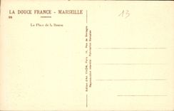 CPA Marseille La Place de la Bourse 