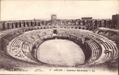 CPA Arles Interieur des Arenes 