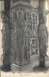 CPA Arles Cloitre Saint Trophime detail d'un pilier 