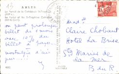 CPA Arles le Portail de la Cathedrale St Trophime XII S 