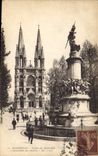 CPA Marseille Eglise des Reformes et Monument des Mobiles 