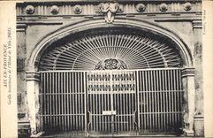CPA Aix en Provence Grille Interieure de l'Hotel de Ville 1661 