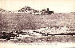 CPA Marseille le Chateau d'If et les Iles 