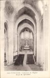 CPA Saint Victor Interieur de l'Eglise du 5e au 14e siecle 