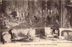 CPA Aix en Provence Ancien Archeveche Salon des Gobelins 