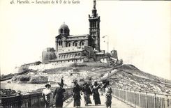 CPA Marseille Sanctuaire de N d de la Garde 